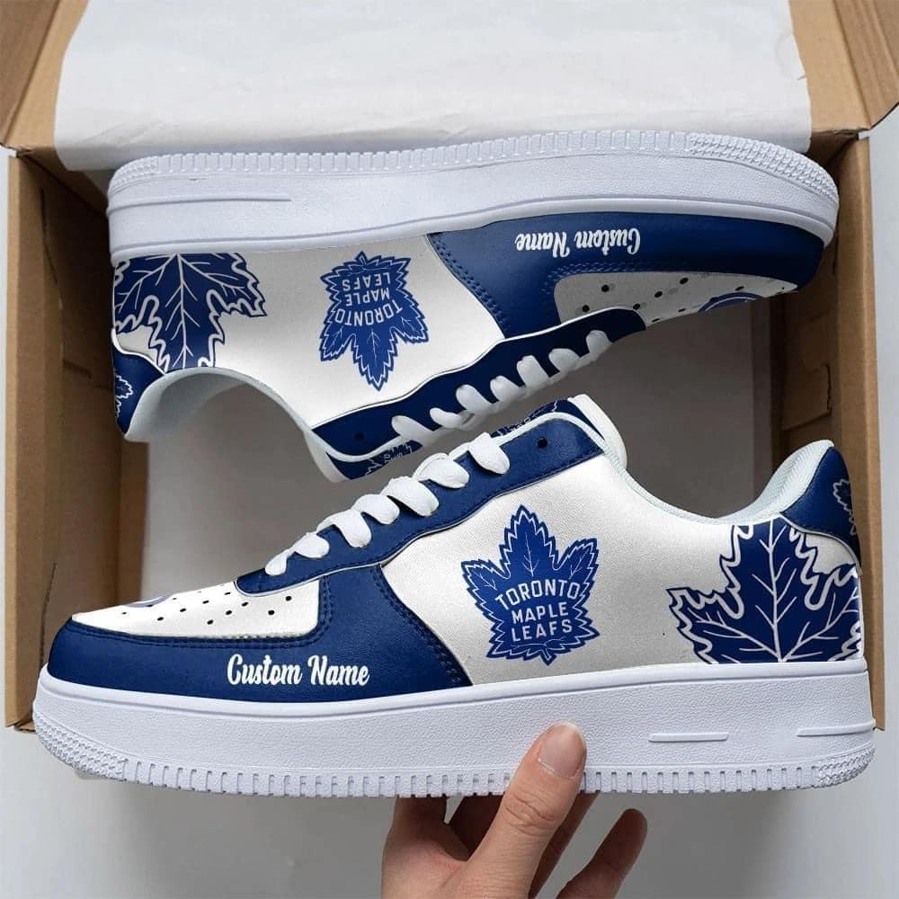Toronto Maple Leafs Air Force Shoes 1 Toronto Maple Leafs Air Force Shoes