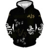 Ajs Motorcycles Love Hoodie Zip Hoodie 3D
