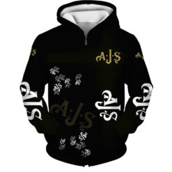 Ajs Motorcycles Love Hoodie Zip Hoodie 3D