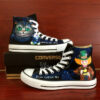 Alice In Wonderland High Top Shoes