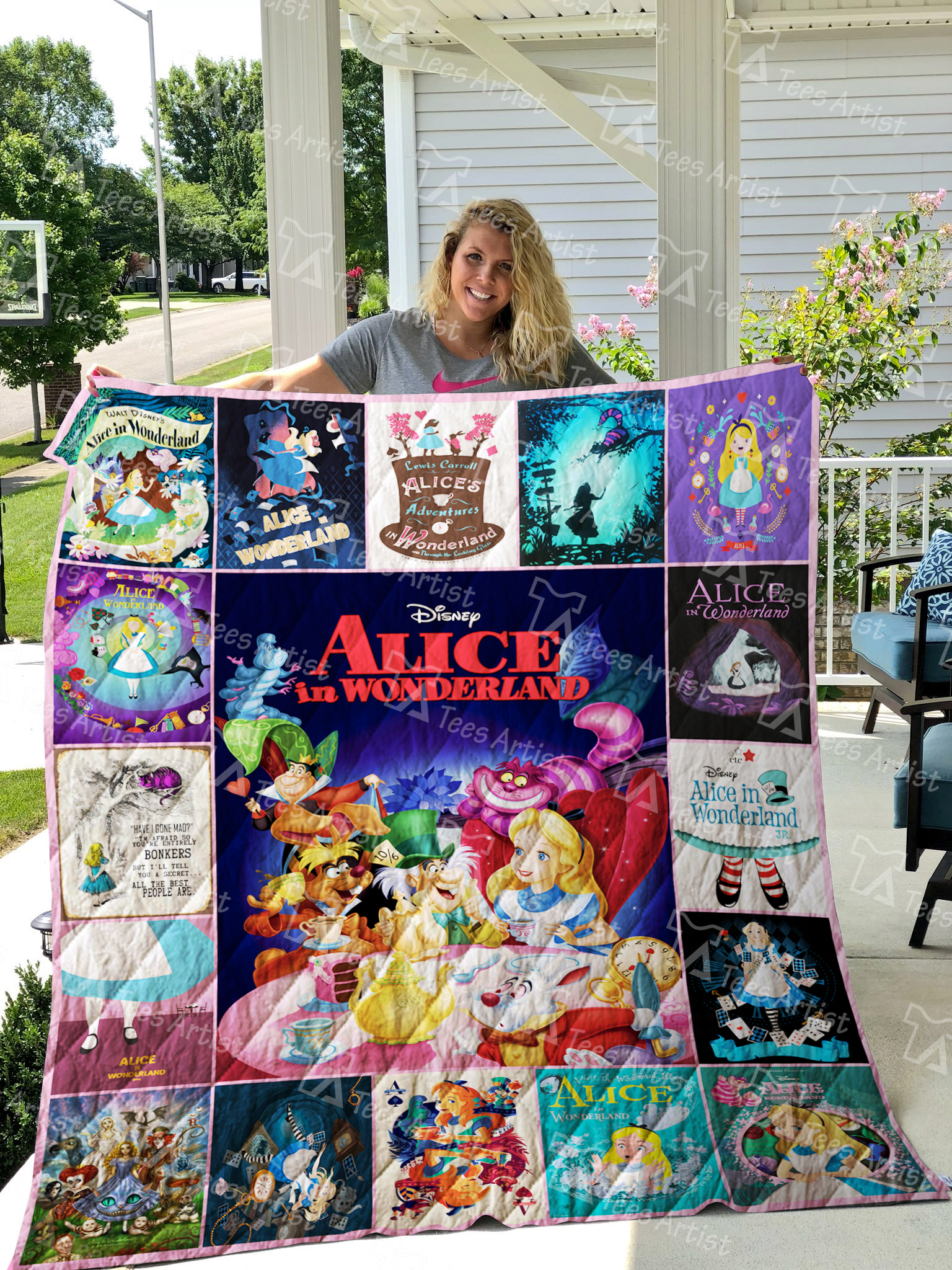 Alice In Wonderland Blanket 1 Alice In Wonderland Blanket