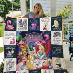 Alice In Wonderland Blanket