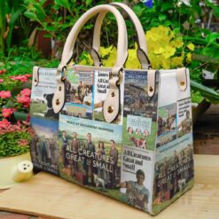 All Creatures Great And Small Leather Handbag