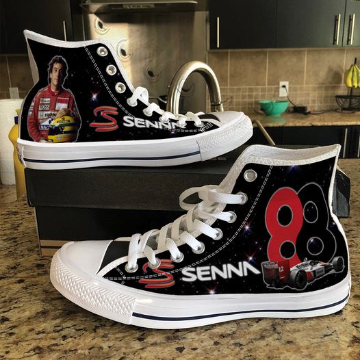 Ayrton Senna High Top Shoes 1 Ayrton Senna High Top Shoes