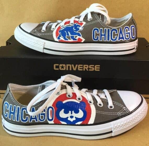 Chicago Cubs Low Top Shoes 1 Chicago Cubs Low Top Shoes