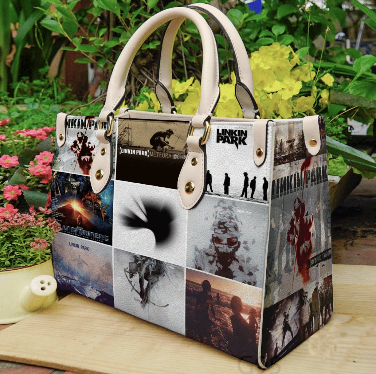 Linkin Park Leather Handbag 1 Linkin Park Leather Handbag