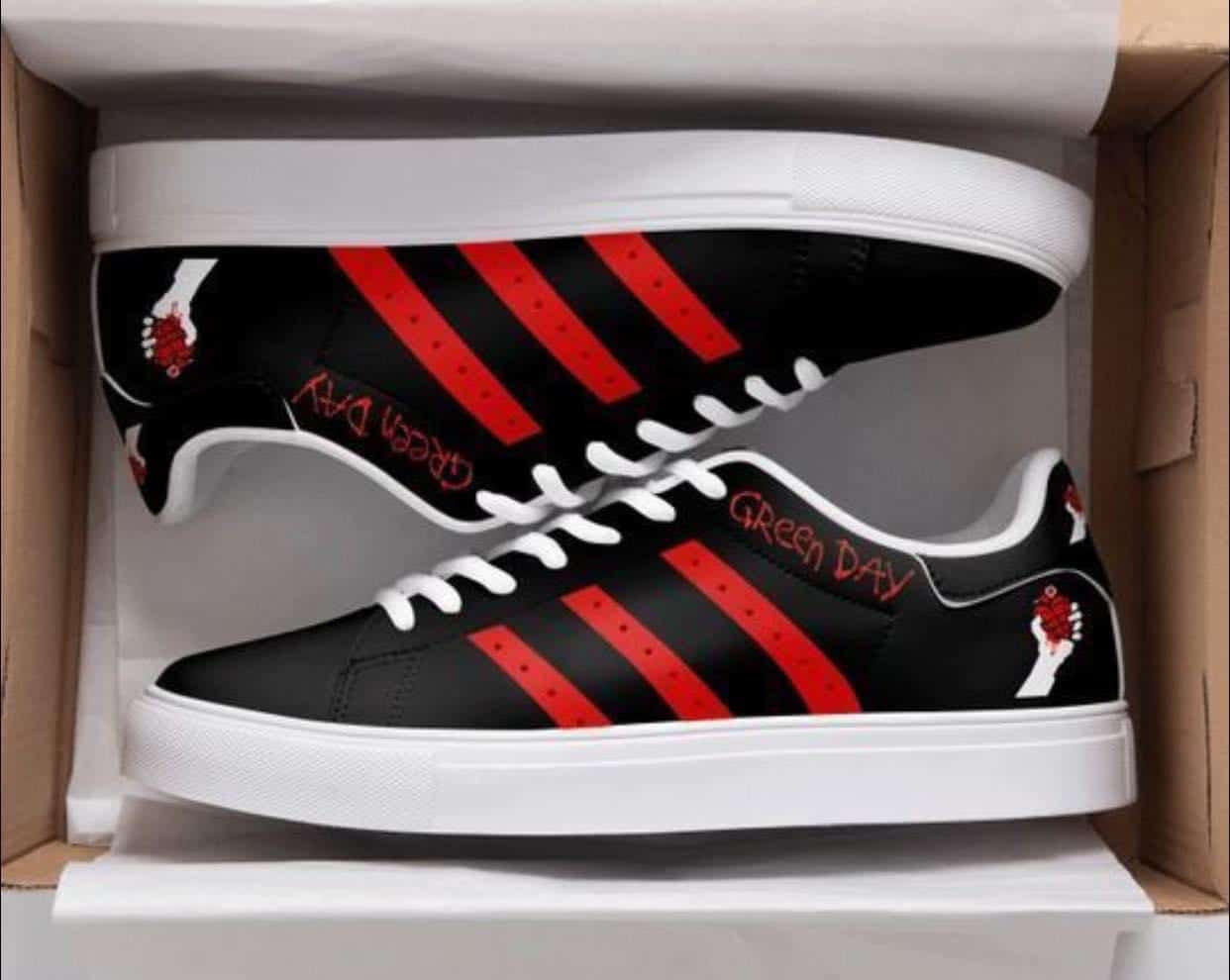 Green Day Stan Smith Shoes 1 Green Day Stan Smith Shoes