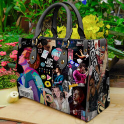 Harry Styles Black Leather Handbag