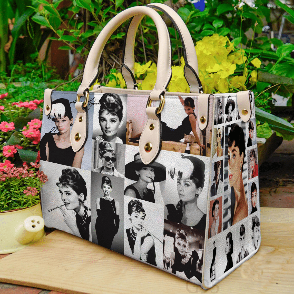 Audrey Hepburn Leather Handbag 1 Audrey Hepburn Leather Handbag