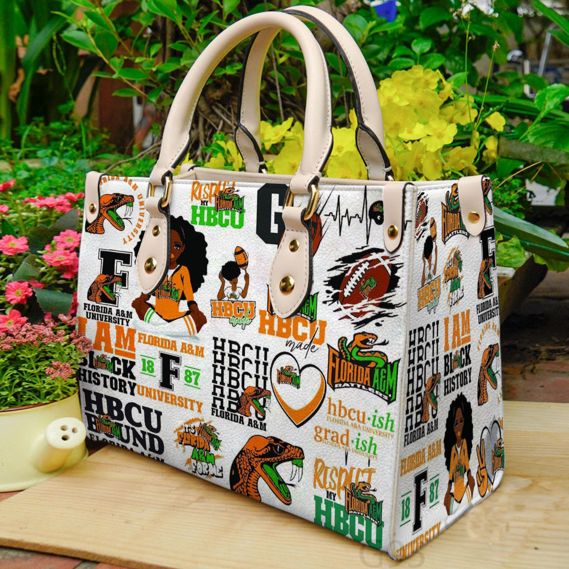 Florida & Rattlers 1i Leather Handbag 1 Florida & Rattlers 1i Leather Handbag