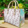 Asamimichaan Leather Handbag