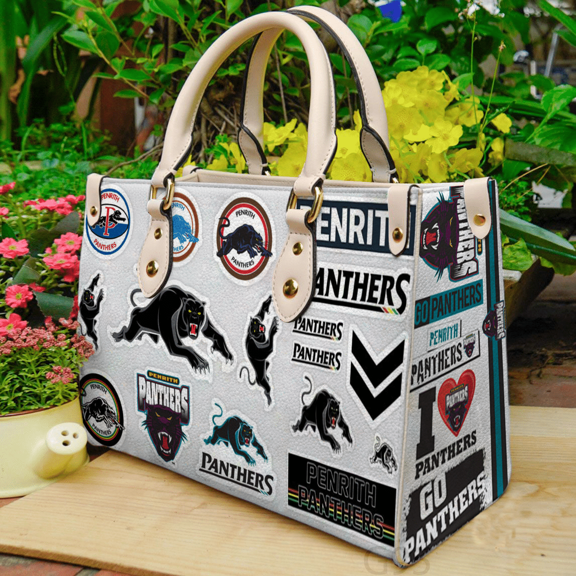 Penrith Panthers A1 Leather Handbag 1 Penrith Panthers A1 Leather Handbag