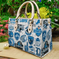 Detroit Lions Leather Handbag