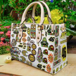 Valentino Rossi Leather Handbag