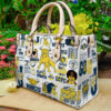 Johnson C. Smith Golden Bulls Leather Handbag