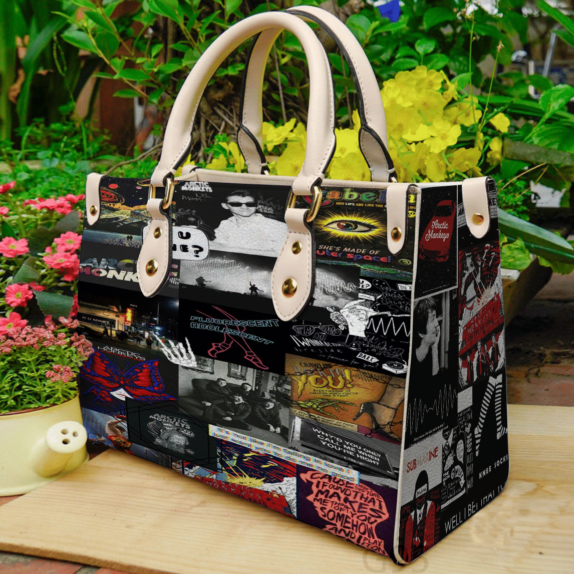 Arctic Monkeys 1 Leather Handbag 1 Arctic Monkeys 1 Leather Handbag