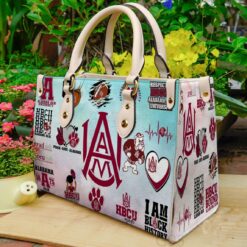 Alabama A&M Leather Handbag
