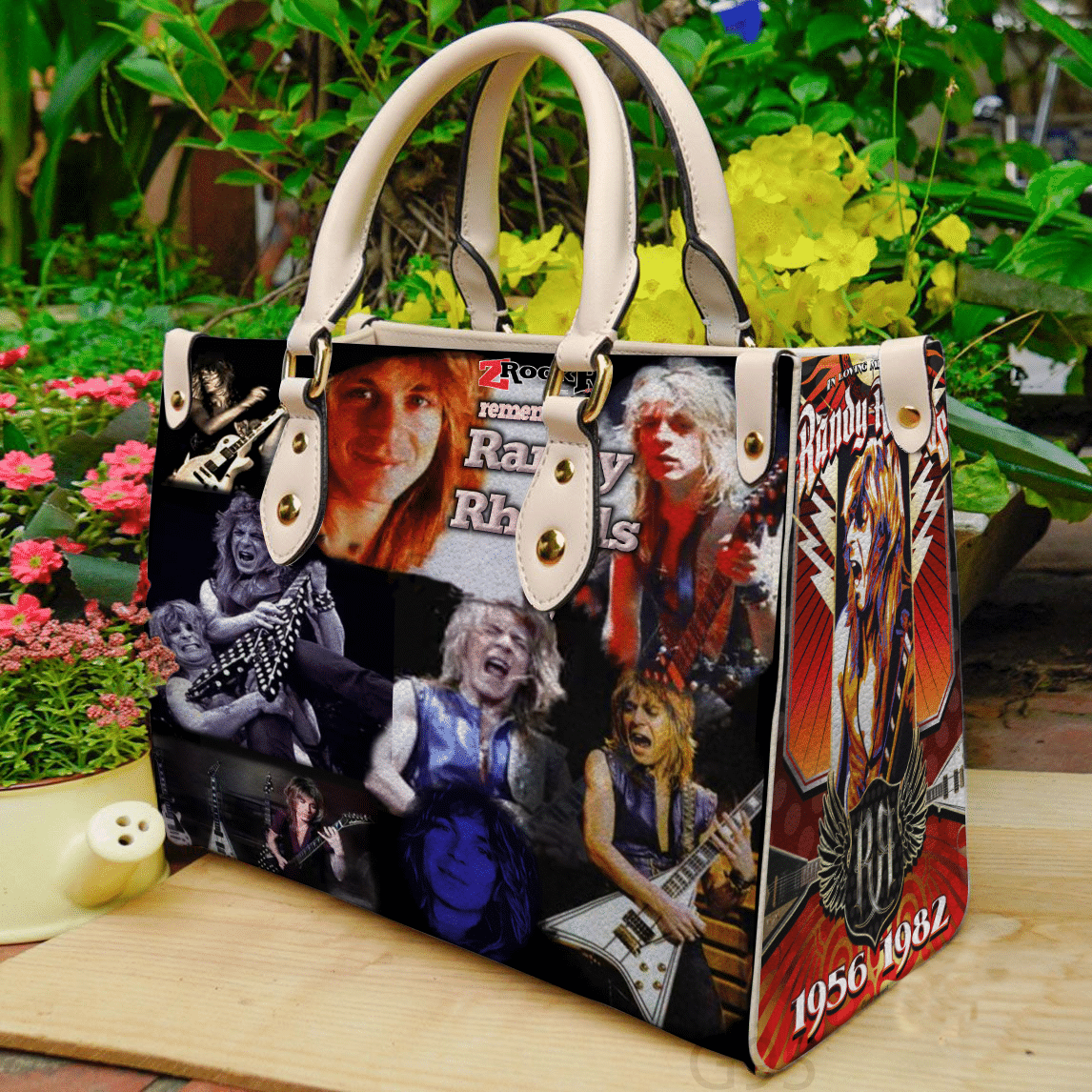 Randy Rhoads Leather Handbag 1 Randy Rhoads Leather Handbag