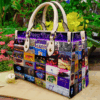 Deep Purple Leather Handbag