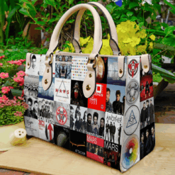 30 Seconds To Mars Leather Handbag