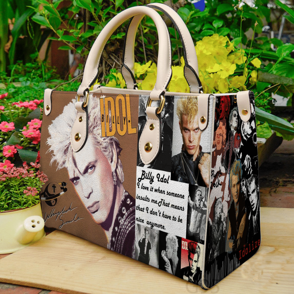 Billy Idol Leather Handbag 1 Billy Idol Leather Handbag