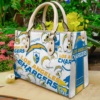 Los Angeles Chargers Leather Handbag