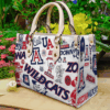 Arizona Wildcats A1 Hand Leather Handbag