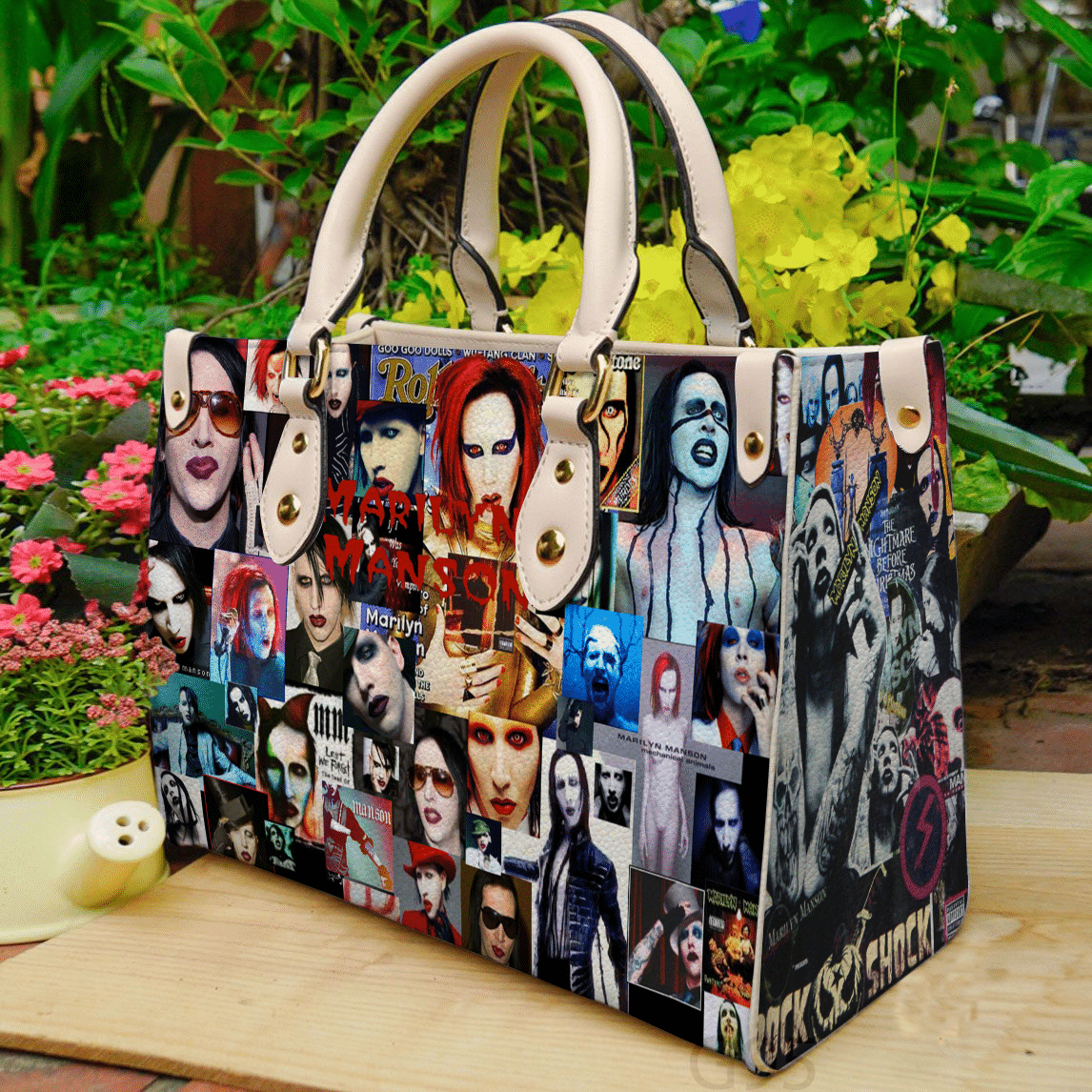 Marilyn Manson 1 Leather Handbag 1 Marilyn Manson 1 Leather Handbag