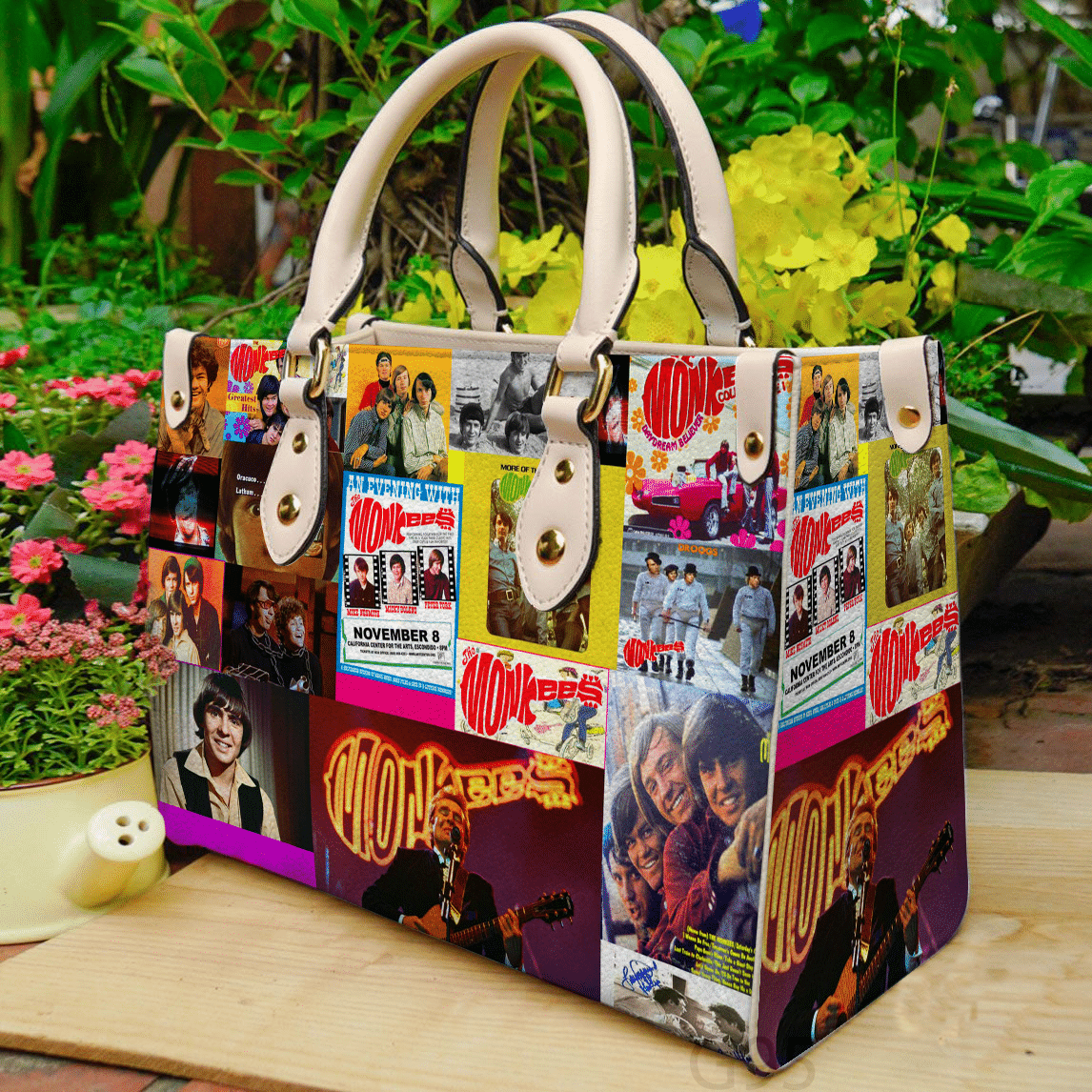 The Monkees 1 Leather Handbag 1 The Monkees 1 Leather Handbag