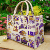 Lsu Tigers Leather Handbag