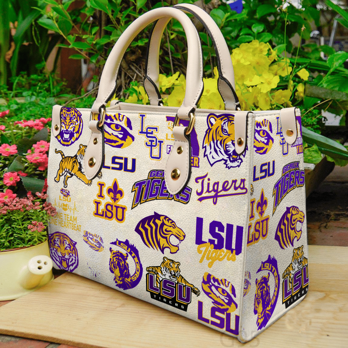 Lsu Tigers Leather Handbag 1 Lsu Tigers Leather Handbag