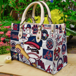 Atlanta Braves 1T Leather Handbag