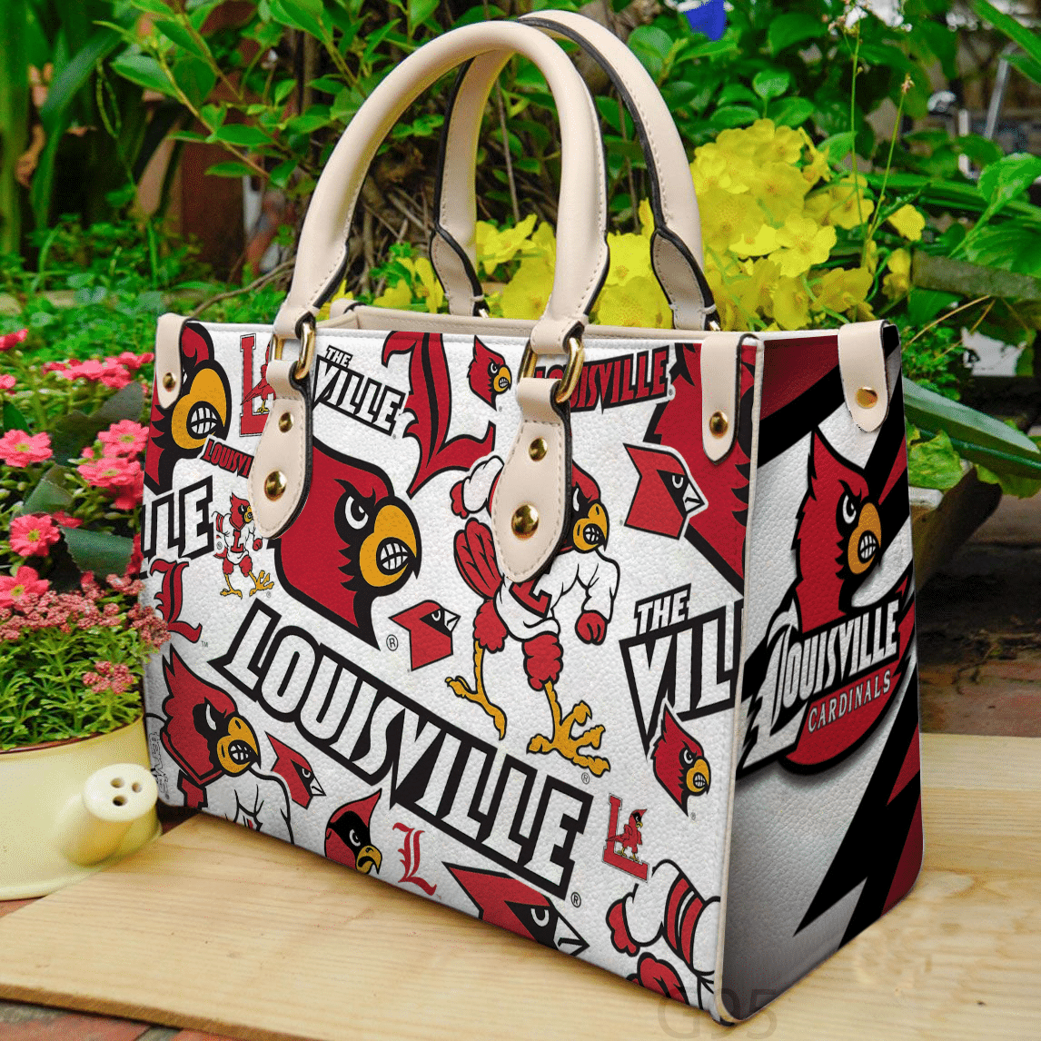 Louisville Cardinals A1 Leather Handbag 1 Louisville Cardinals A1 Leather Handbag