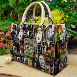 Bob Marley Hand Leather Handbag