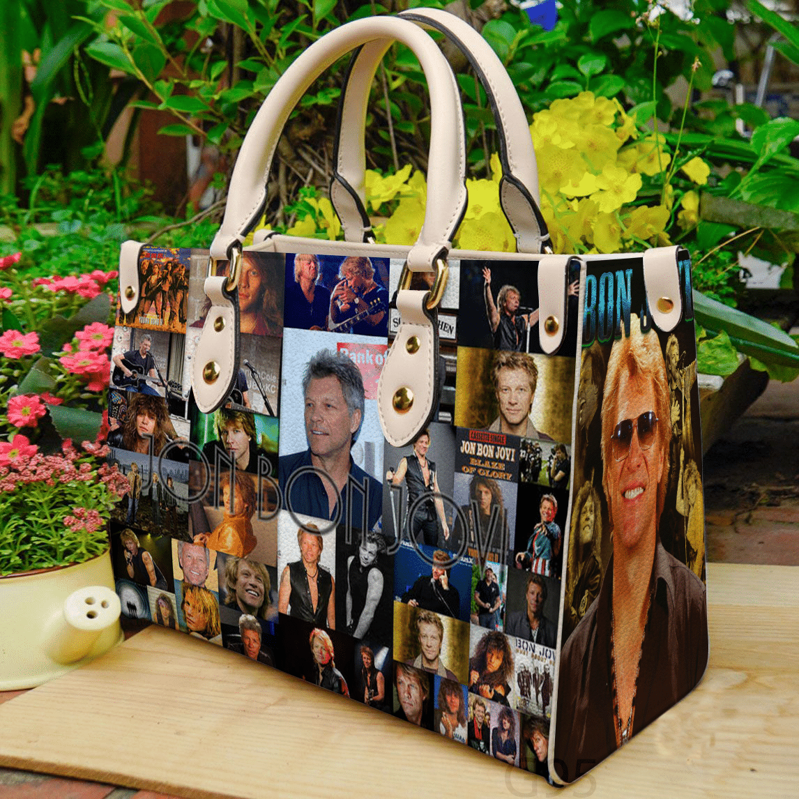 Bon Jovi 2 Leather Handbag 1 Bon Jovi 2 Leather Handbag