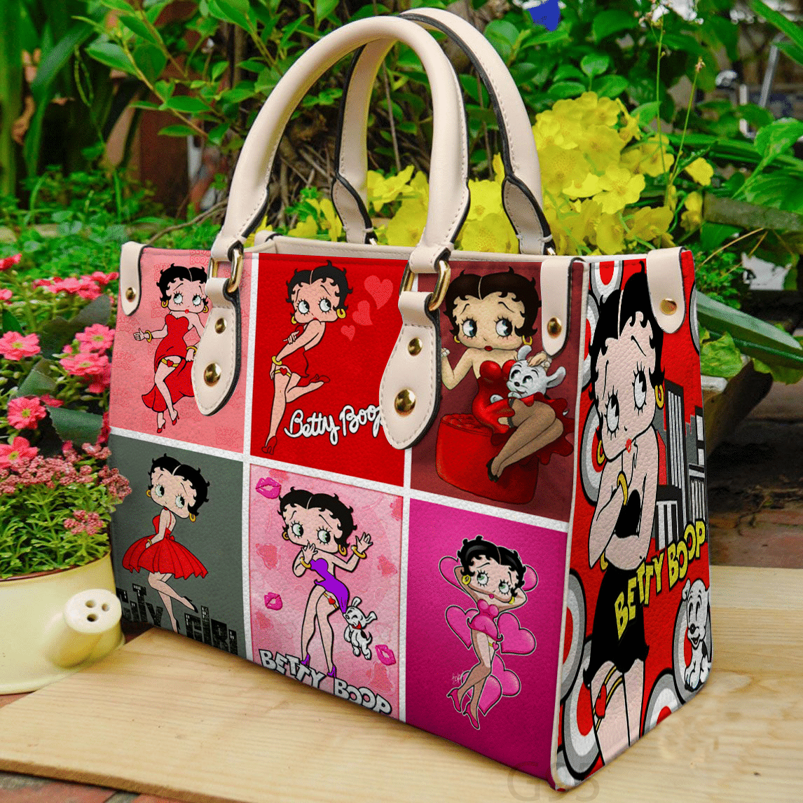Betty Boop 1 Lover Leather Handbag 1 Betty Boop 1 Lover Leather Handbag