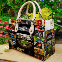 Five Finger Death Punch 1 Leather Handbag