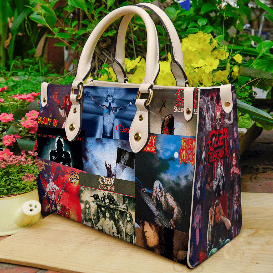 Ozzy Osbourne 1 Leather Handbag 1 Ozzy Osbourne 1 Leather Handbag