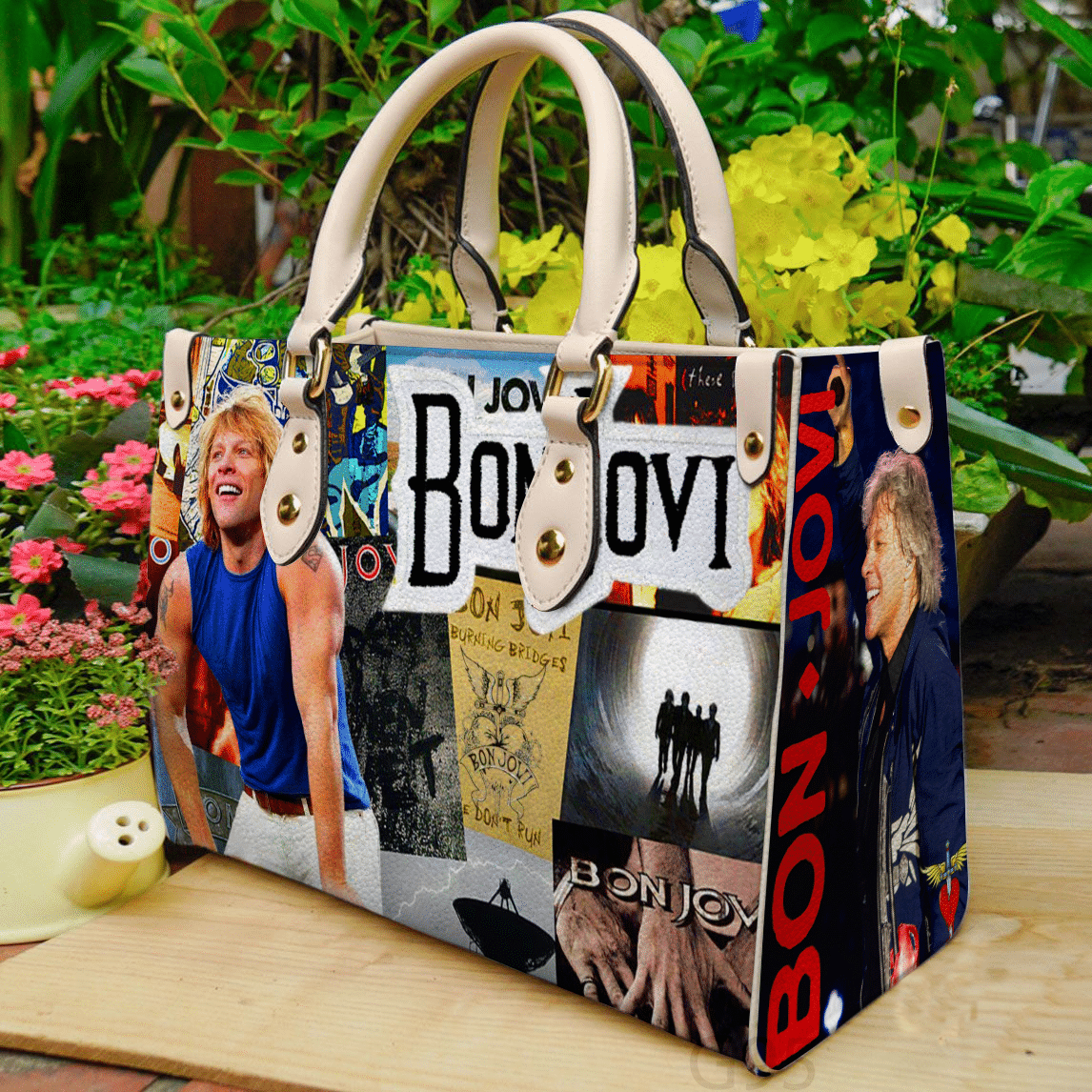 Bon Jovi 3 Leather Handbag 1 Bon Jovi 3 Leather Handbag