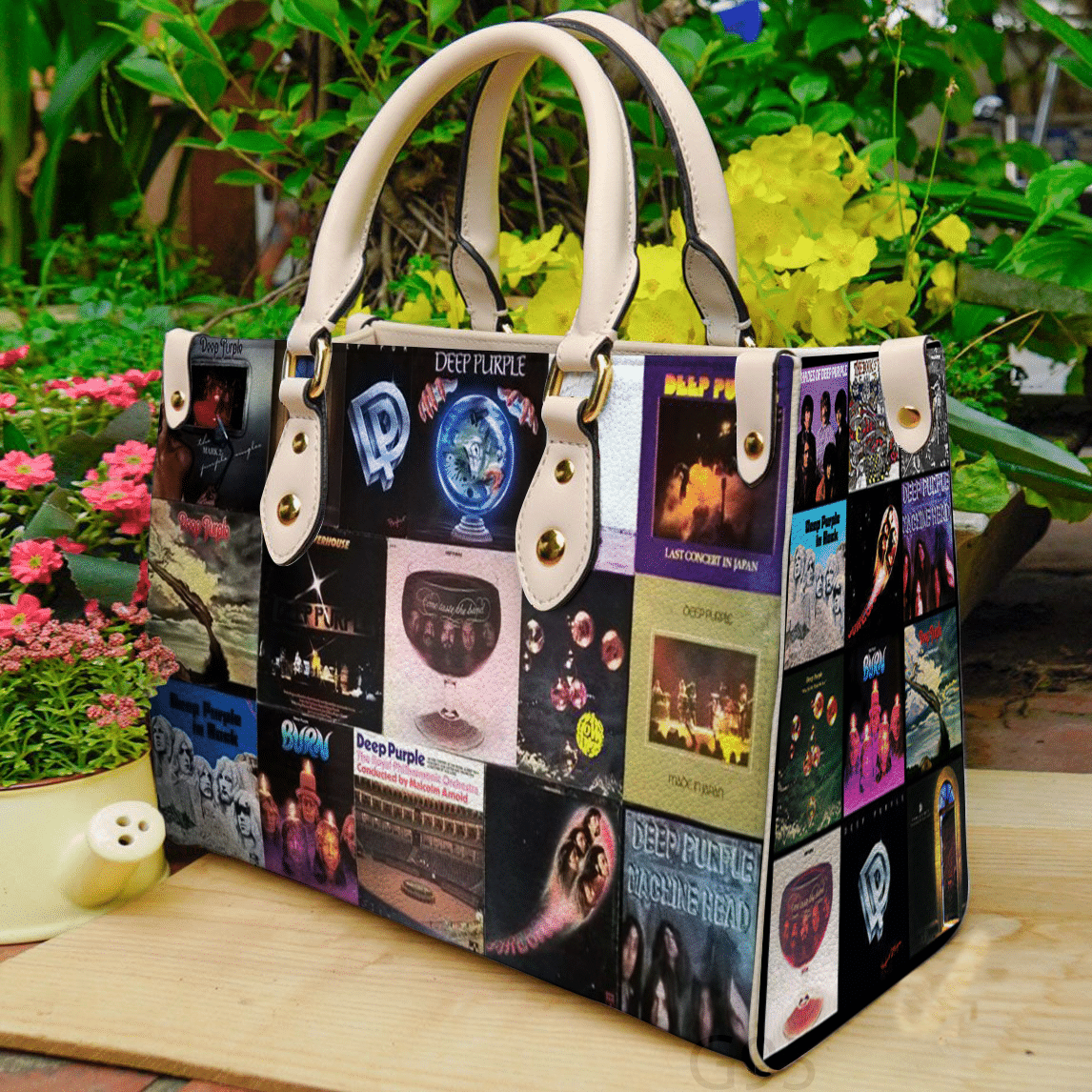 Deep Purple Hand Leather Handbag 1 Deep Purple Hand Leather Handbag