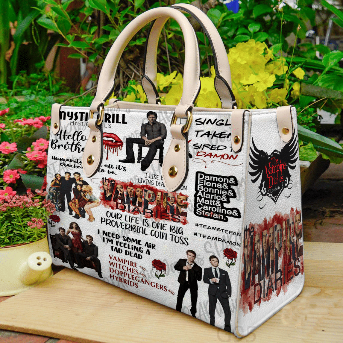 The Vampire Diaries 1a Leather Handbag 1 The Vampire Diaries 1a Leather Handbag