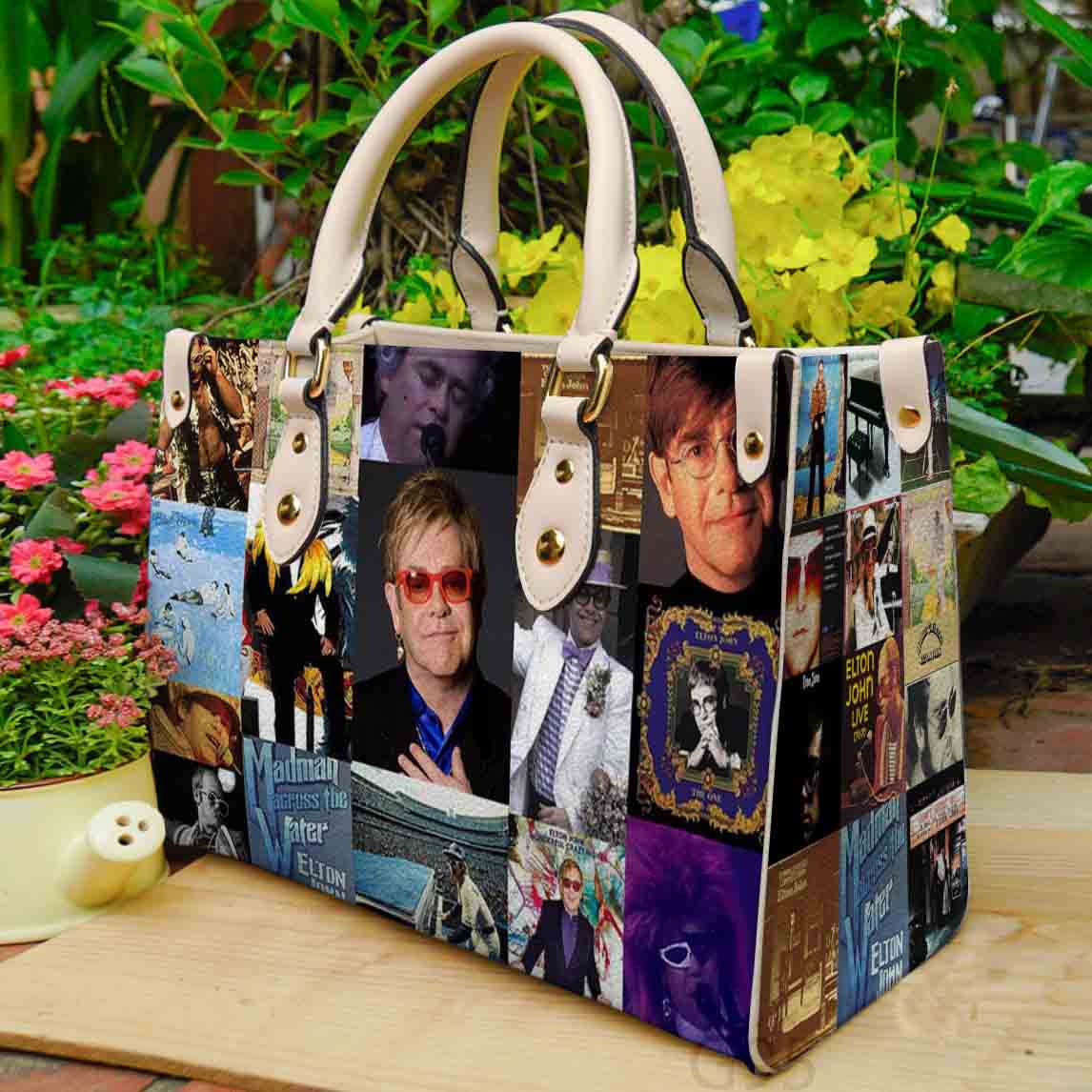 Elton John A0 Leather Handbag 1 Elton John A0 Leather Handbag