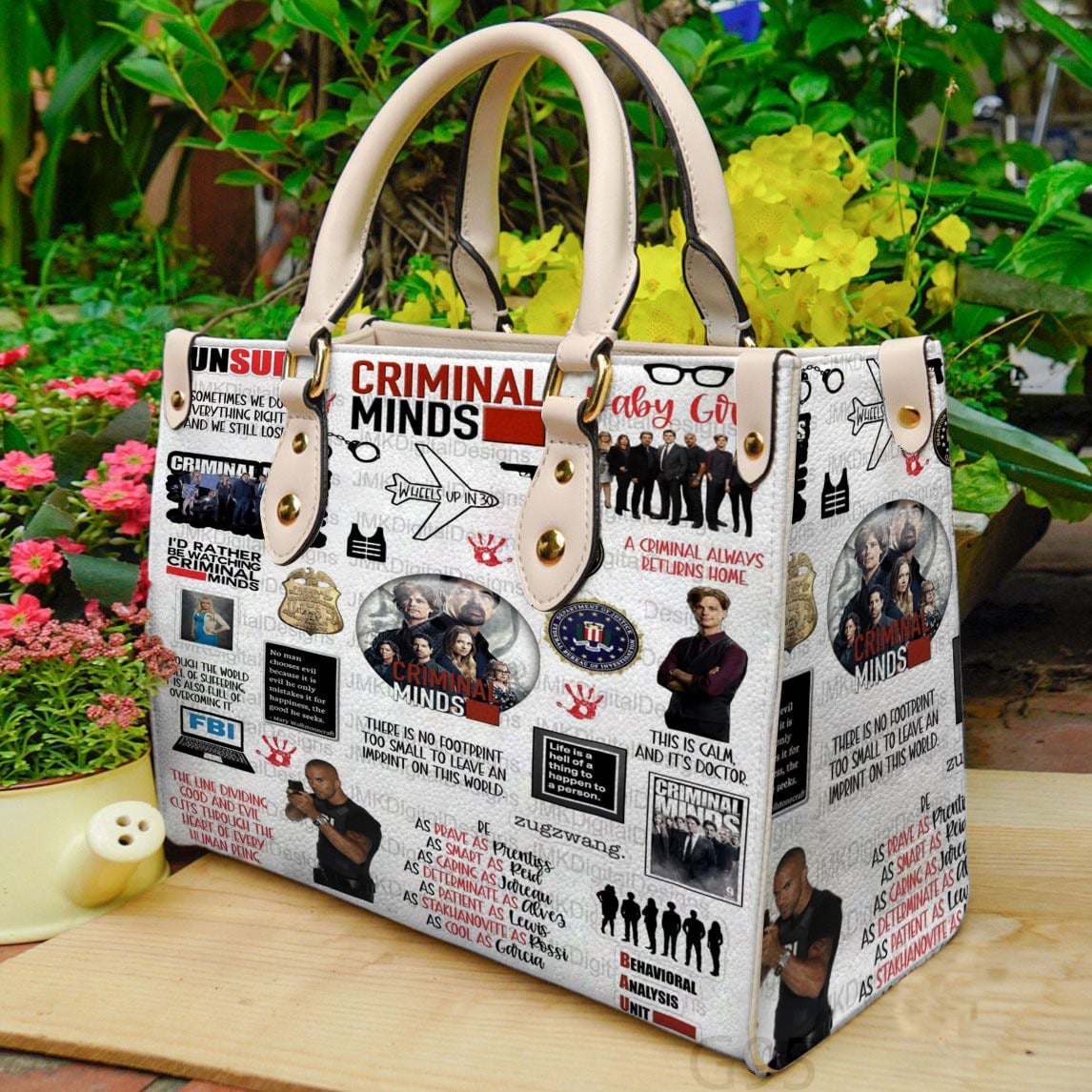 Criminal Minds Lover Hand Leather Handbag 1 Criminal Minds Lover Hand Leather Handbag