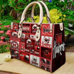 Nebraska Cornhuskers I0 Hand Leather Handbag