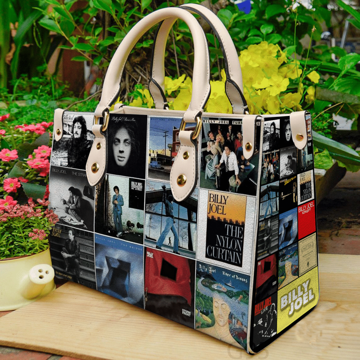 Billy Joel Leather Handbag 1 Billy Joel Leather Handbag
