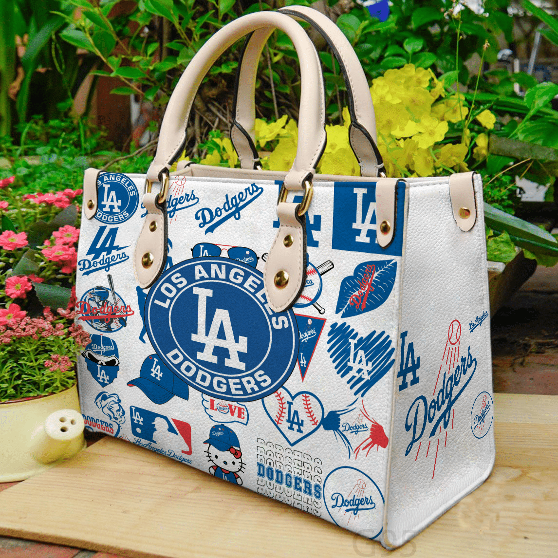 Los Angeles Dodgers I0 Hand Leather Handbag 1 Los Angeles Dodgers I0 Hand Leather Handbag