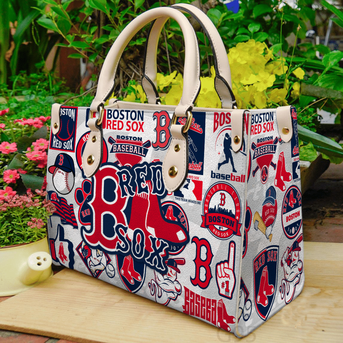 Boston Red Sox I0 Hand Leather Handbag 1 Boston Red Sox I0 Hand Leather Handbag