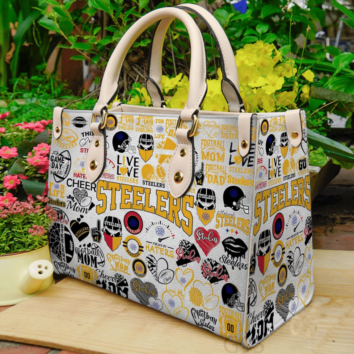 Pittsburgh Steelers I0 Hand Leather Handbag 1 Pittsburgh Steelers I0 Hand Leather Handbag