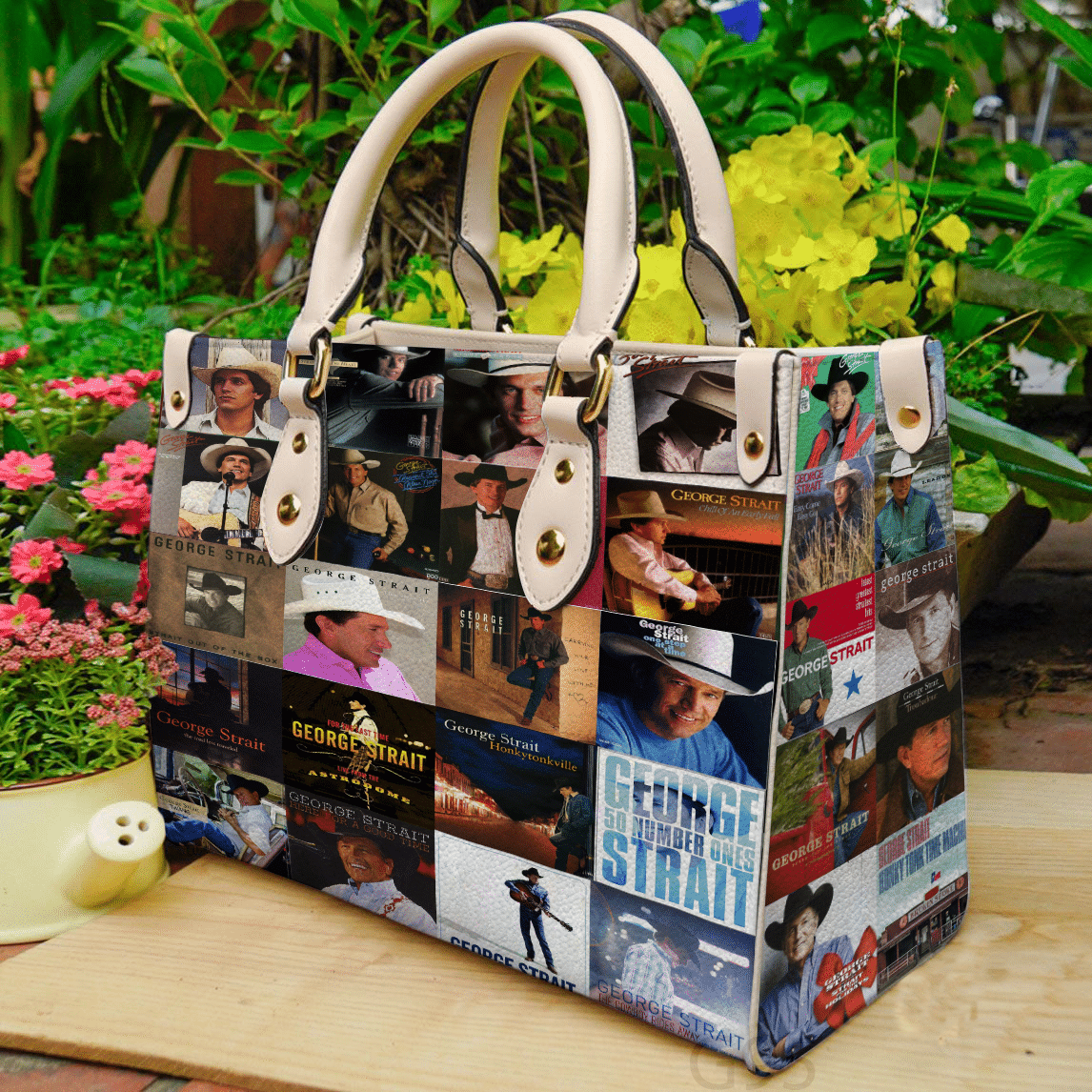 George Strait 2 Leather Handbag 1 George Strait 2 Leather Handbag