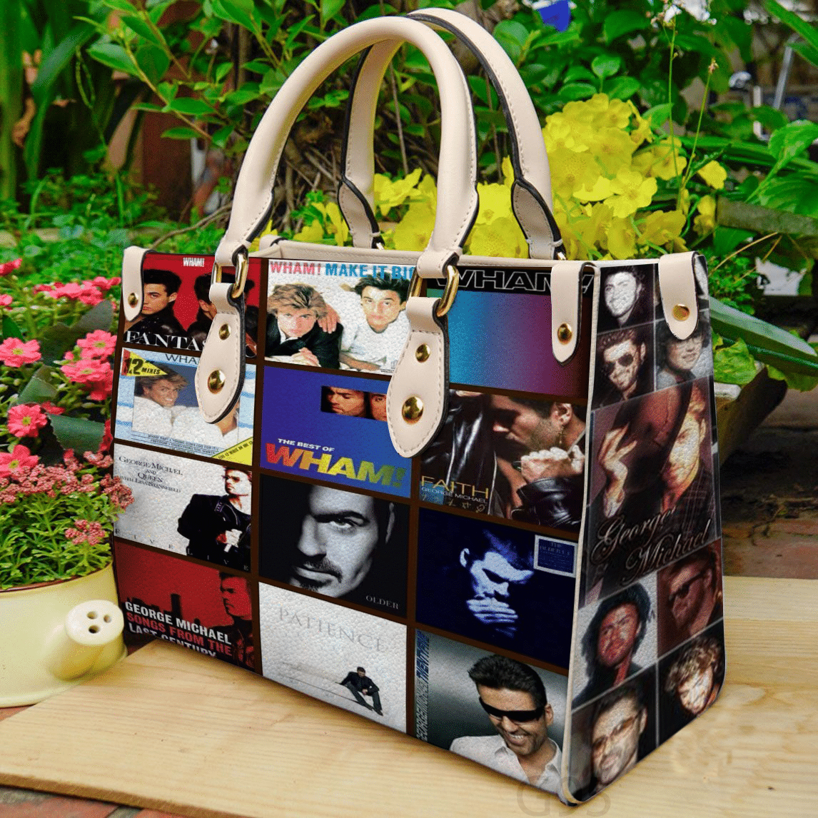 George Michael Leather Handbag 1 George Michael Leather Handbag